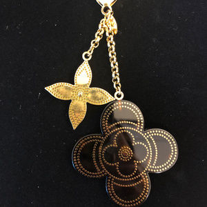 Louis Vuitton Stipply Flower Bag CharmTortoise